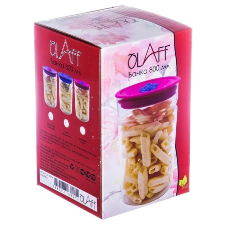 Bank for bulk products OLAFF, 800 ml-2