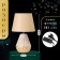 Table lamp "Victoria" 1he14 40w beige 20x20x32cm