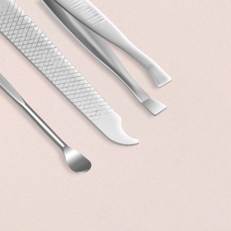 Manicure set "Paris", 6 items, in a case, a drawing mix-6