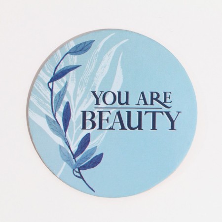 Vase for flowers and the stand "You are beauty", 9 x 7 x 7 cm.-2