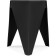 Stool Korner plastic, black 36x42x46 cm