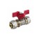 Ballic Aquasfera Euro 1018-03, D = 20 mm, PN 16, Squeezer, butterfly, Nickel