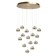 Chandelier "Capelia", size 65x295x65 cm, 90W 15XLED SMD Board IP 20