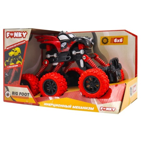 Inertial Funky Toys “SUV” machine, red color-1