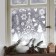 Vinyl stickers on the windows "Winter Beauty", reusable, 70 x 25 cm, New Year