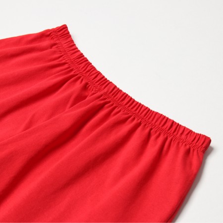 Female home set (T -shirt, shorts), white/red color, size 52-7