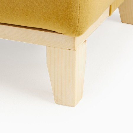 Albero Puff, Ultra Mustard fabric-3
