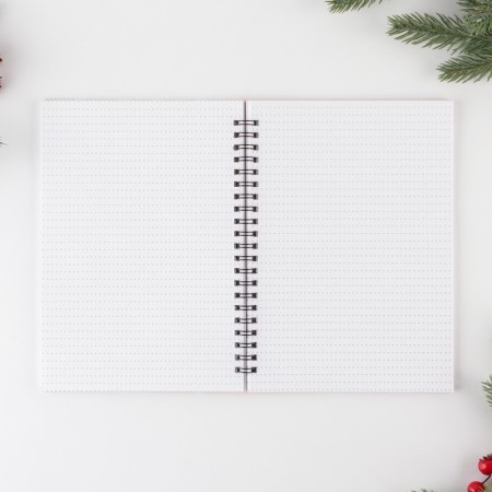 New Year. Diary in the gift box “Everything will perform the New Year!”, A5, 60 sheets, on the crest-1