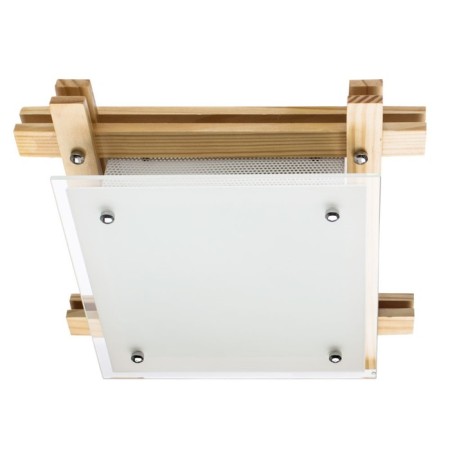 Archimede 2x60W E27 lamp brown 30x30x9 cm