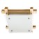 Archimede 2x60W E27 lamp brown 30x30x9 cm