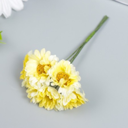 Flowers for decorating "Sunny chrysanthemum" 1 bouquet = 6 colors 10 cm-1