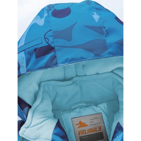 Ski costume for girls, blue color, height 104 cm-6