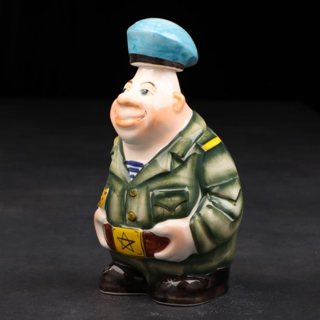 Porcelain Set: Snar "Dembel Airborne Forces", 0.5 l + 3 glasses, sleeve-2