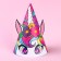 Cap with ears "unicorn", Minnie Mouse and unicorn