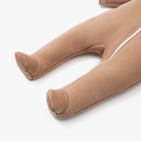 Combineson with a hood of crumbs, I am Basic Line, height 62-68 cm, brown-6