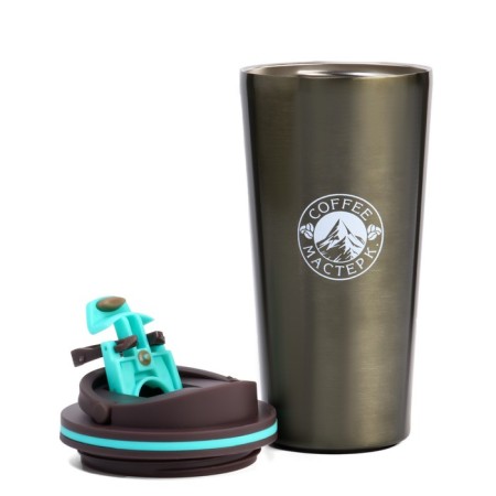 Thermal circle, 500 ml, classic "Master K. Coffee", retains heat 8 hours, 9 x 18.5 cm-2