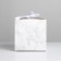 Gift folding box, packaging, “marble”, 12 x 12 x 12 cm