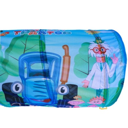 Game tunnel "Blue Tractor", in a bag-2