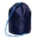 A bag for shoes and balls 360 x 220 mm, round bottom D 220 mm, calligrata (soft polyester, density 210 D), dark blue