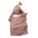 Knitted envelope, size 72x36 cm, pink color
