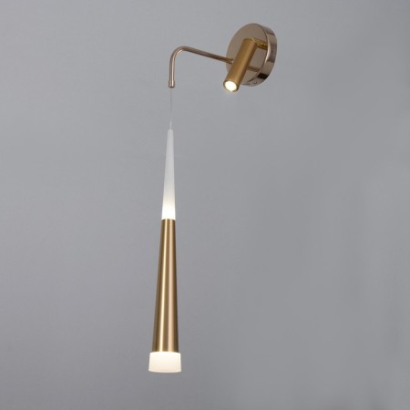 Bra "Amadeus" 2xLED 6W+3W 4000k gold 12x12x70cm-1