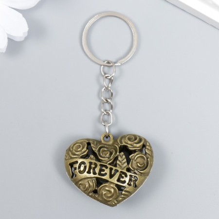 Trick Metal "Heart with roses - Forever" 4x3 cm