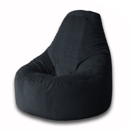 The hand-bag “Pear” is positive Luma, size L, diameter 80 cm, height 100 cm, velor, black color