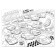 A set of coloring giants "for the young racer", 2 pcs