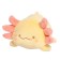 Soft toy "Axolotl", 20 cm, beige color