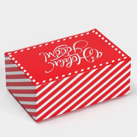 Box the team "Happy New Year", 18 x 12 x 7 cm, New Year-4