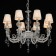 Valencia chandelier, size 90x150x90 cm, 320W 8xe14 IP 20