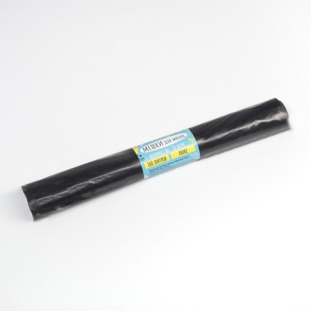 Garbage bags in the roll "Upak Land" 160 l, black, PVD, thickness 30 μm, 88 x 106 cm. 10 pcs.