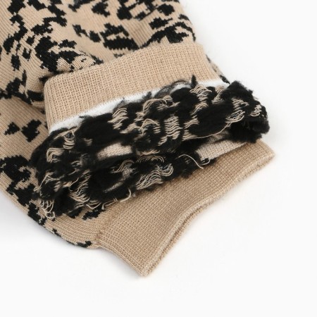 Women's socks minku "python" Beige/black color, rr 38-39 (25 cm)-2