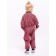 Flisen children's overalls, height 116 cm, color pink melange