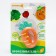 A rattle of a “vegetable mix, crush me: carrot”, color mix, crush me