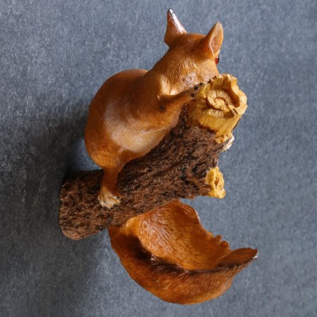 Suspension decor "Squirrel on the branch" 26x21x12cm-1