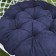 Pillow for swing "Tina", diameter 60 cm, blue color