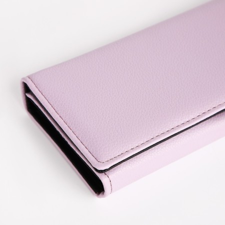 Women's wallet on magnet, lilac color-2