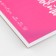 The sketchbook A5, 80 sheets are a solid cover "Pink".