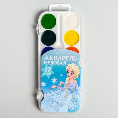 Honey -honey "Elsa" cold heart, 12 colors, without a brush-1