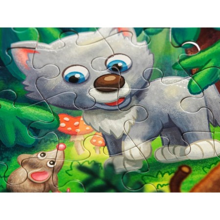 FIRST PUZZLE puzzle, "wolf cub", 16 elements-8
