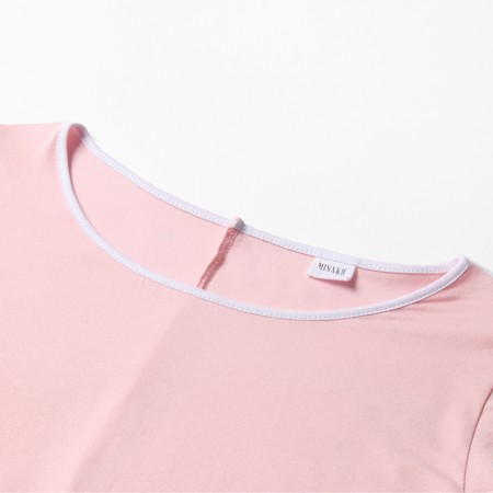 Kit (jumper, trousers) female minku, pink color, size 52-7