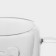 Glass mug with double walls "Panda", 300 ml