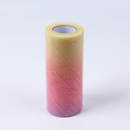 Fatin, 15 cm, 11 ± 1 g/sq.m, 23 ± 1 m, color pink-yellow gradient No. 1-2