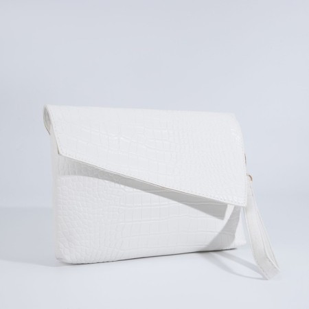 Bag-clate on the magnet, strap on the wrist, white color-2