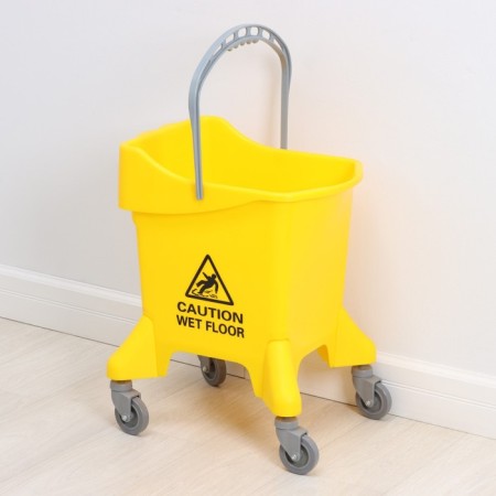 Cleaner trim for cleaning with mechanical vertical spin (metal mechanism) 31 l, yellow color-4