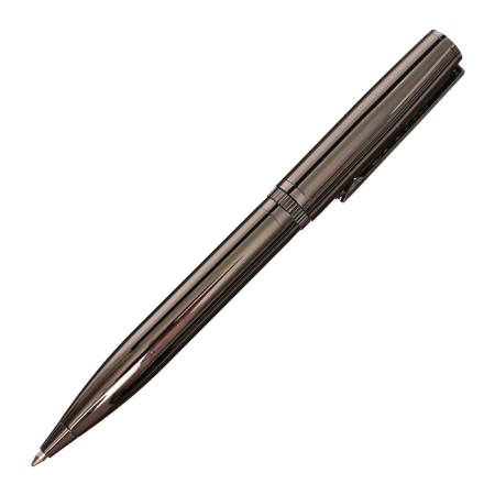 Switching handle, 0.7 mm, Bruno VisConti Boston, blue rod, silver metal case