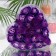 Soap roses, purple-white, set 24 pcs.