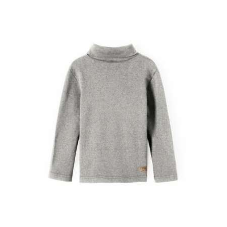 Turtleneck children's minku, color gray-melange, height 134 cm