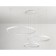LED LED suspension Ambrella Light, Linetech, FL58881, LED, 90 W, 7200LUM, 3000-6400K, white color